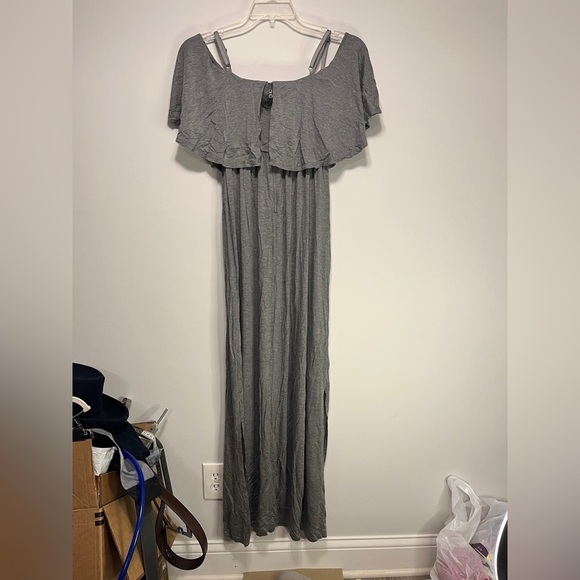 Alice + Olivia Air by Stacy Bendet Womens Maxi Off Shoulder Dress - Picture 2 of 11